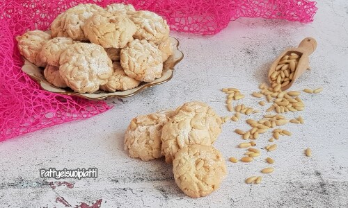 Ligurische Pinienkern Plätzchen