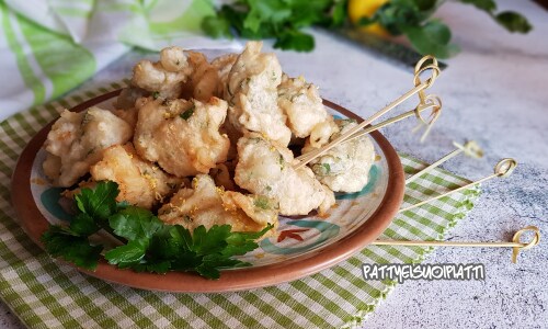 Frisceu aus Stockfisch (Pfannkuchen)