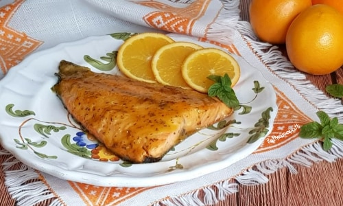 Lachsfilet mit Orange