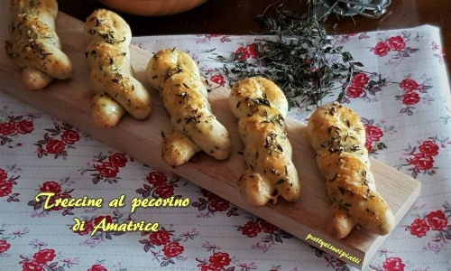 Amatrice-Pecorino-Zöpfchen