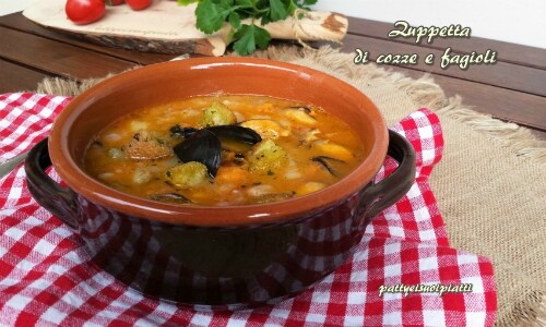 Muschel- und Bohnen-Süppchen