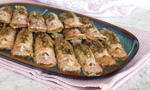 Gratinierte Mantisschnecken