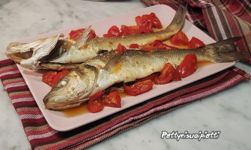 Wolfsbarsch in ‚Acqua Pazza‘