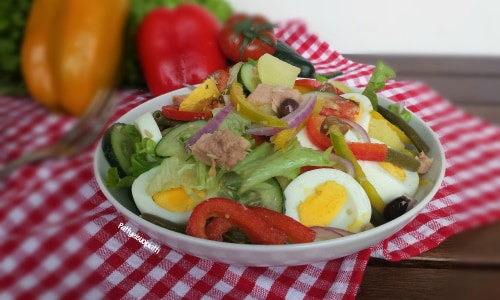 Frischer und leckerer Nizza-Salat