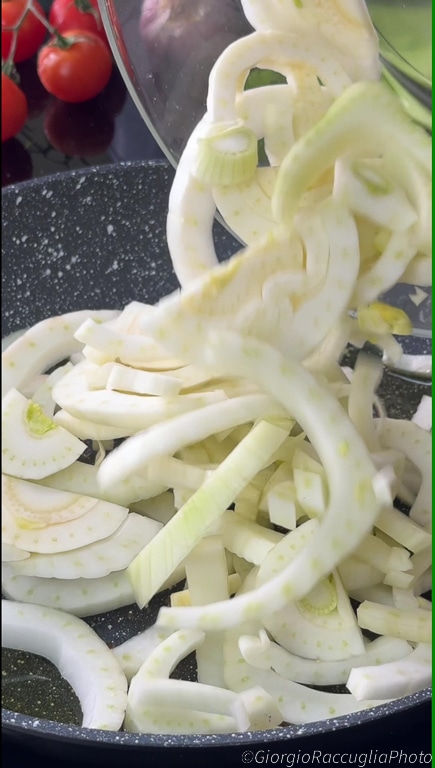 fenchel mit bröselkruste