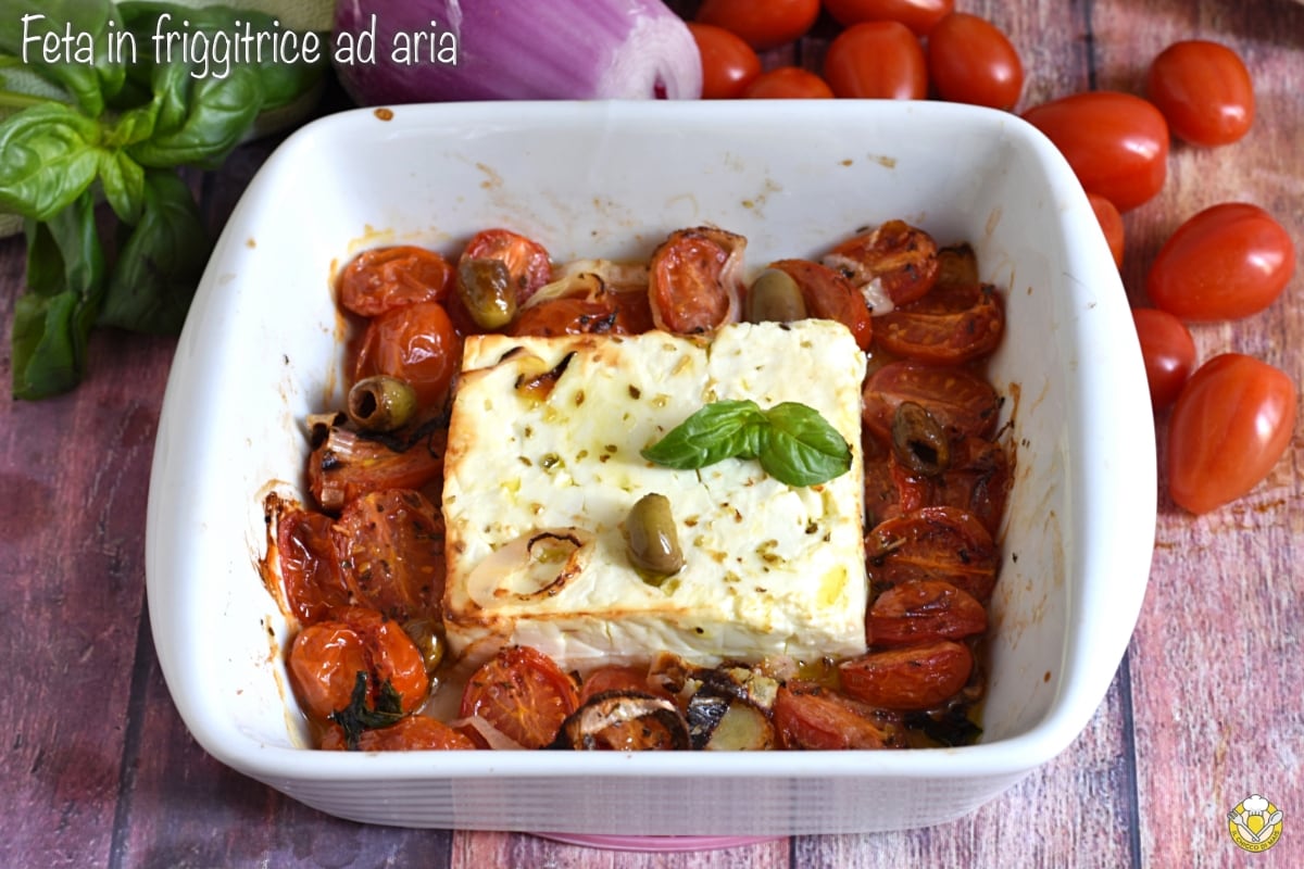 Feta in der Heißluftfritteuse