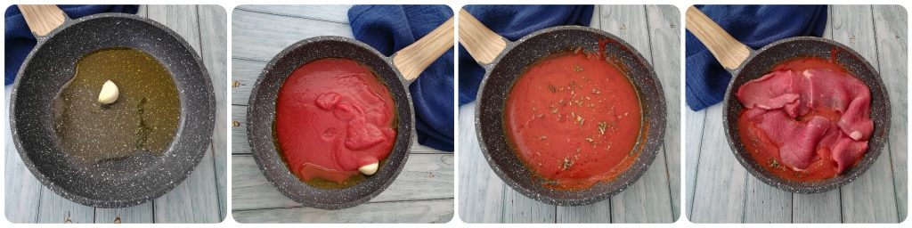 Fleisch alla pizzaiola