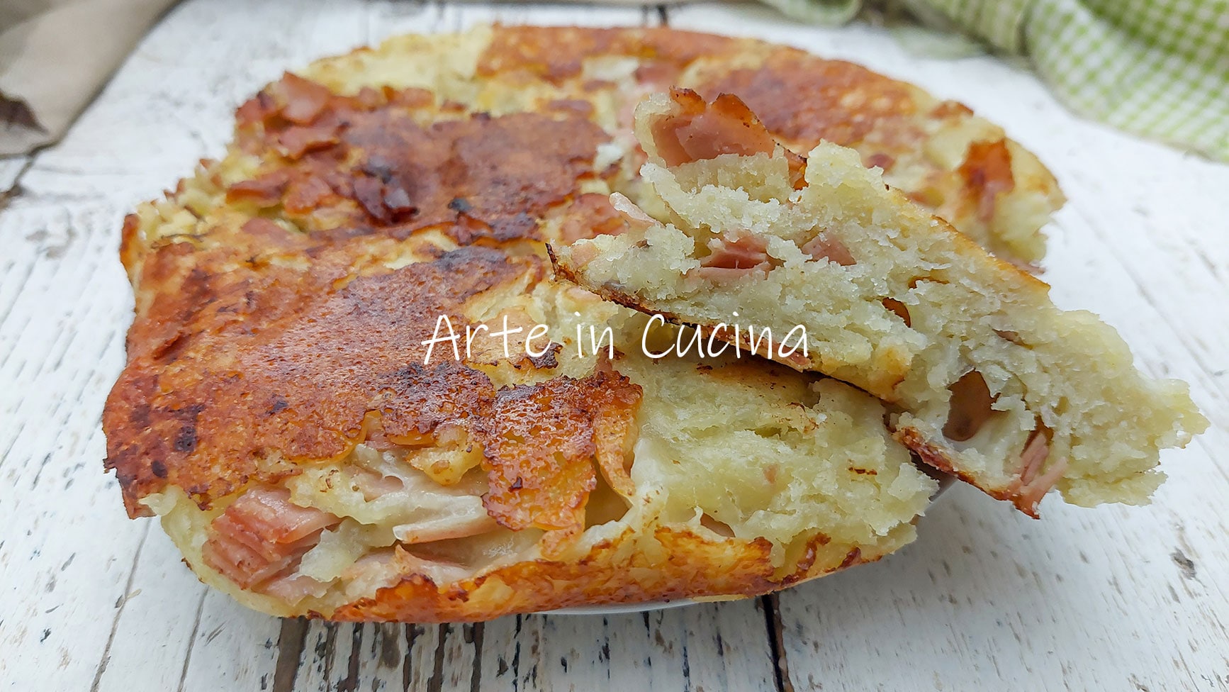 Schnelle FOCACCIA mit MORTADELLA in der Pfanne