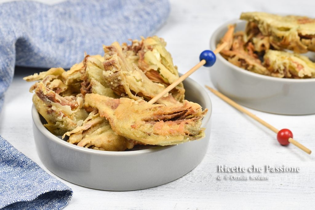 wie man frittierte Artischocken macht