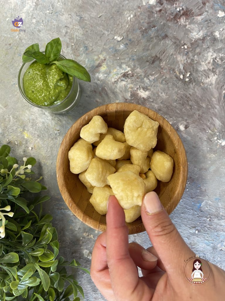 Frittierte Kartoffelgnocchi