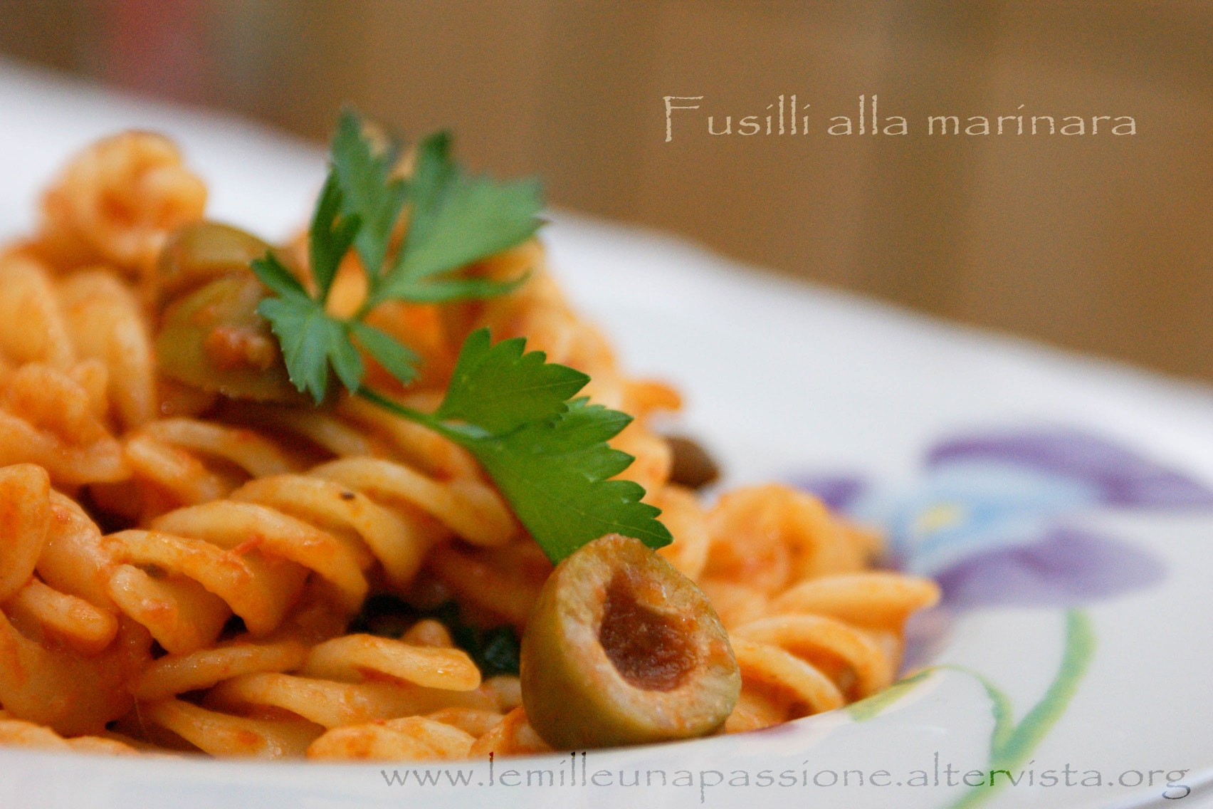 Fusilli alla Marinara