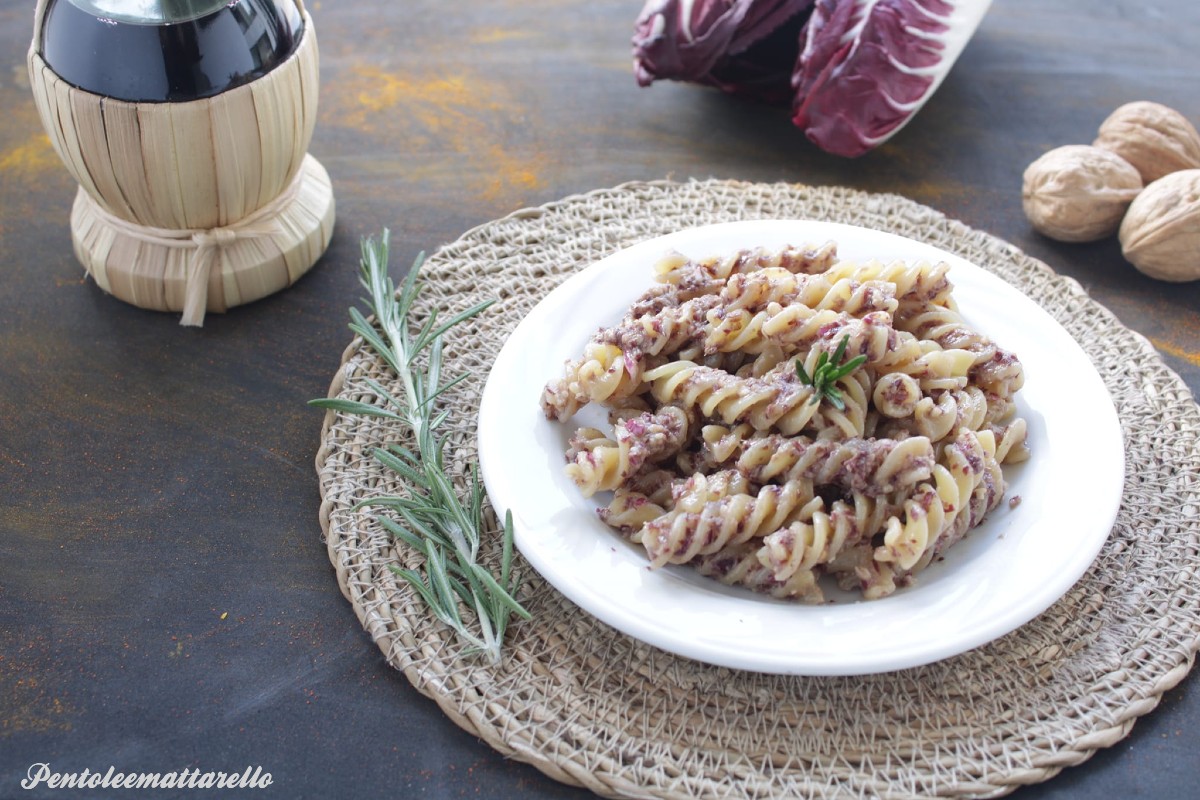 Fusilli mit Radicchio-Pesto