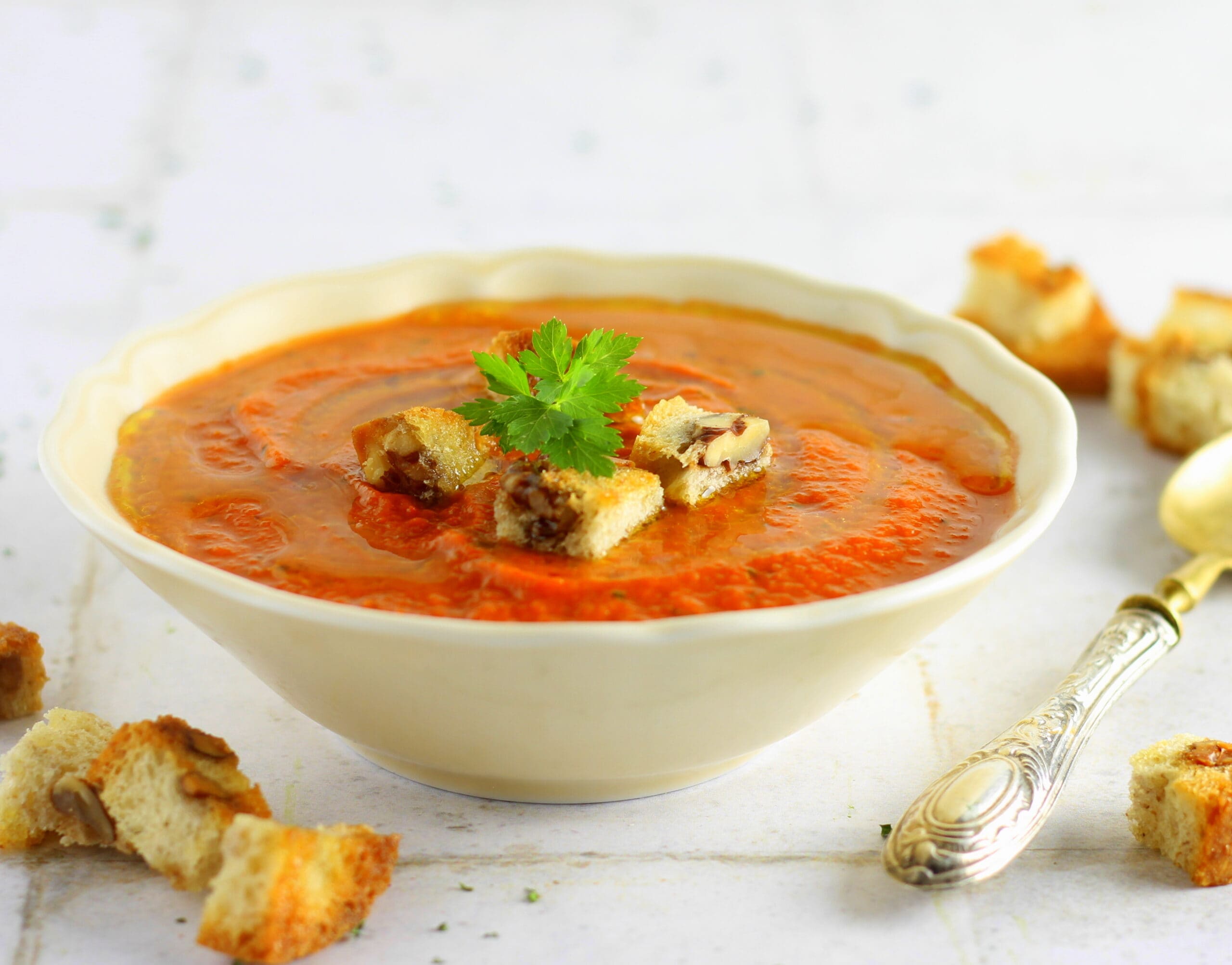 Kalter oder warmer Gazpacho