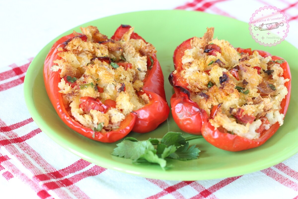 GEFÜLLTE PAPRIKA AUF APULISCHE ART die leckersten und schmackhaftesten