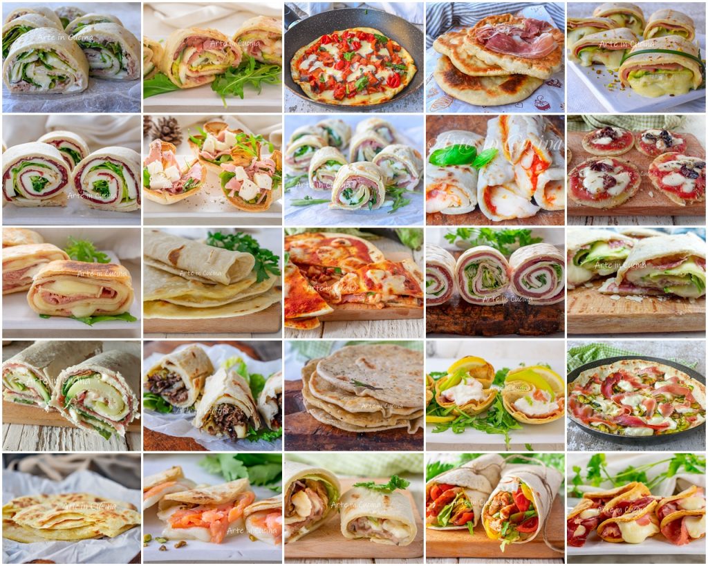 GEFÜLLTE PIADINEN 25 schnelle Rezepte