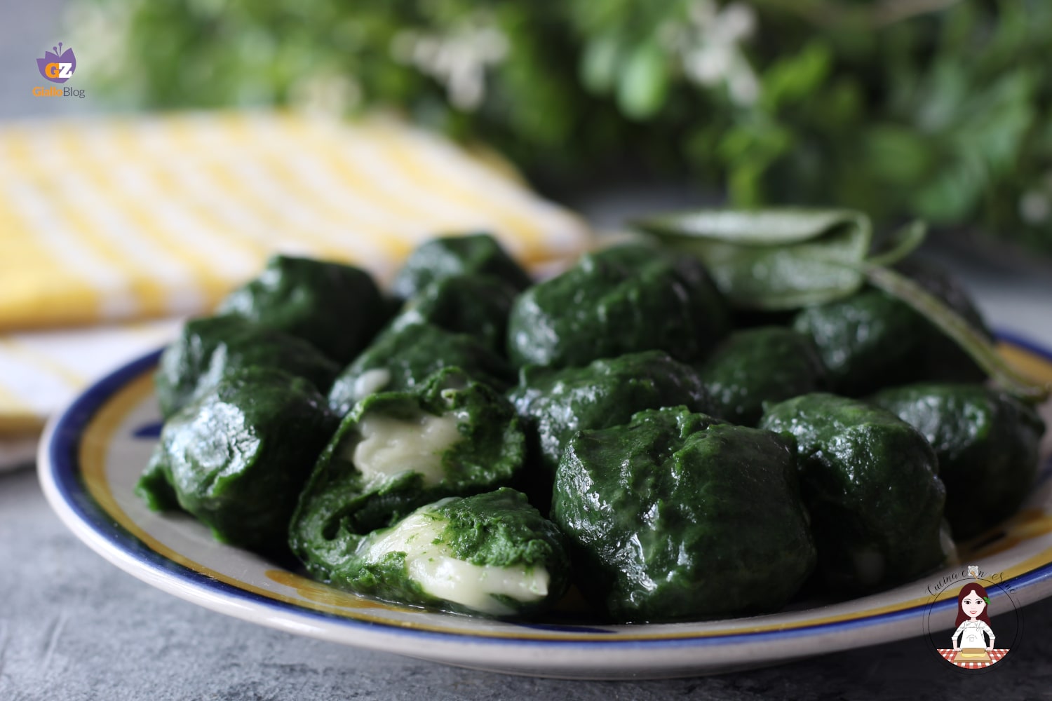 Gefüllte Spinat-Gnocchi