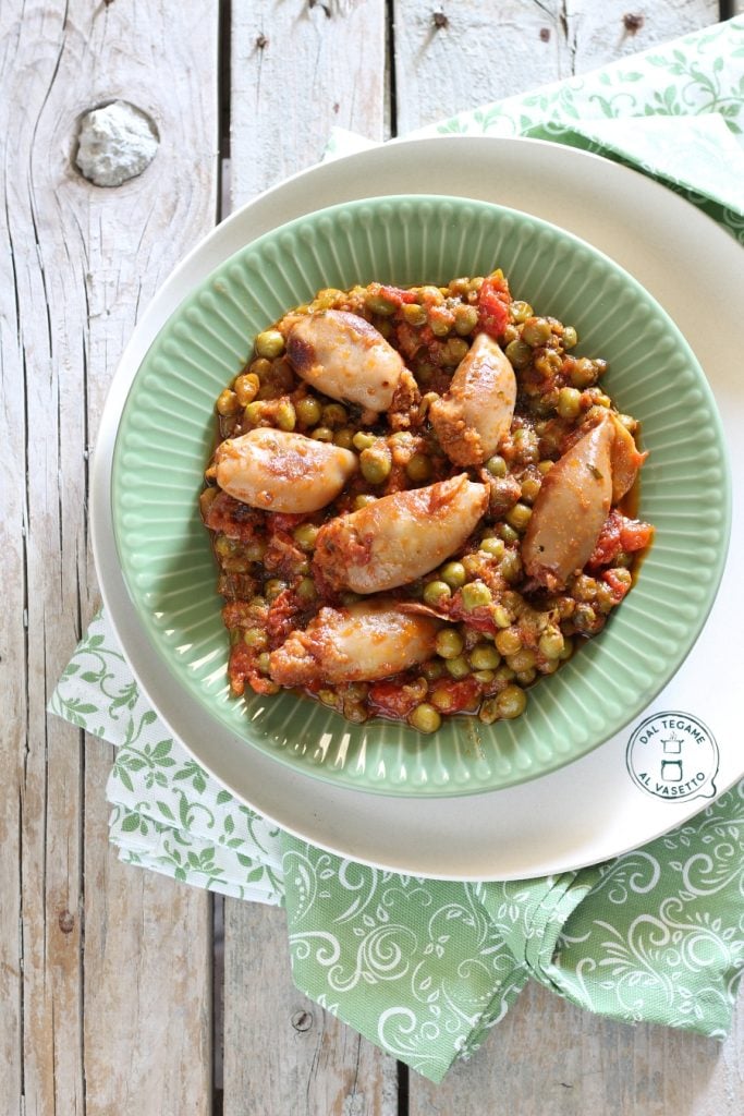 gefüllte Tintenfische mit Erbsen und Tomaten in CBT im Slow Cooker gekocht