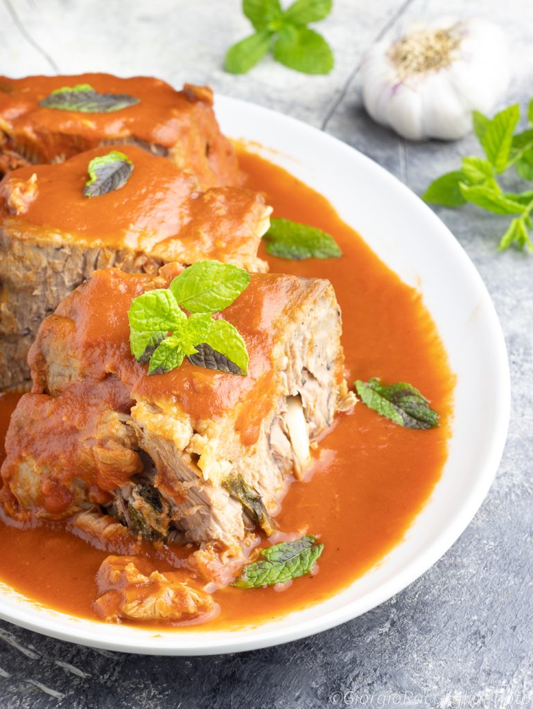 gefüllter Thunfisch