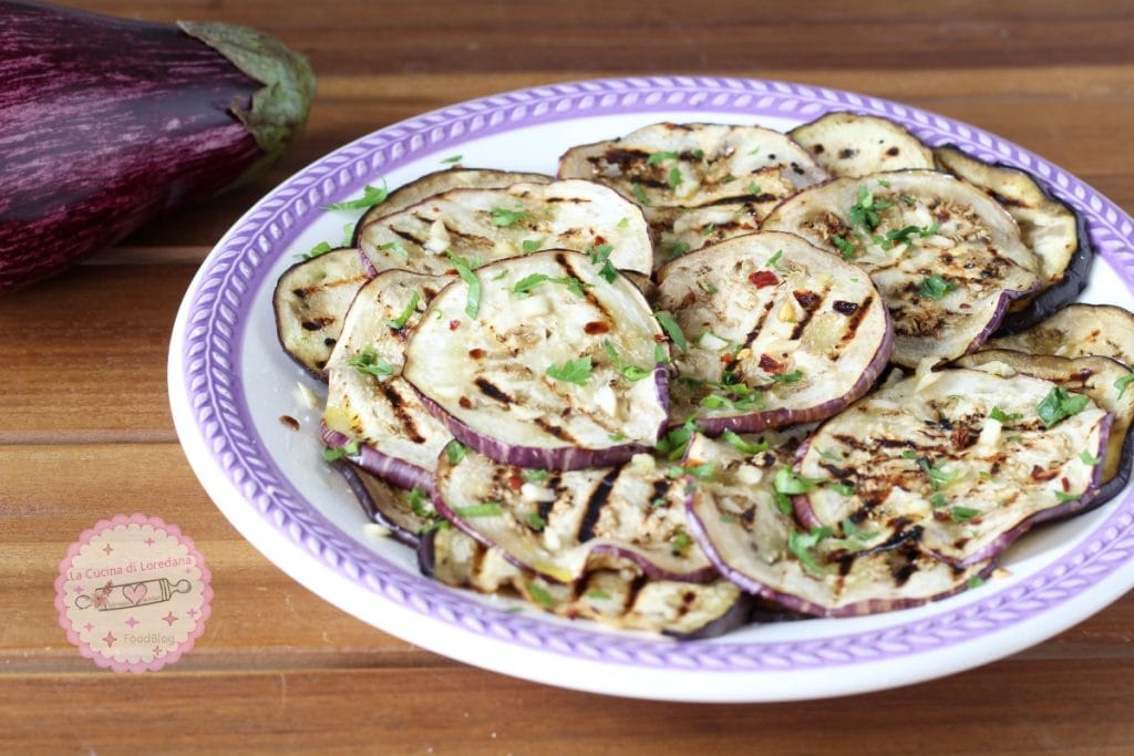 gegrillte auberginen