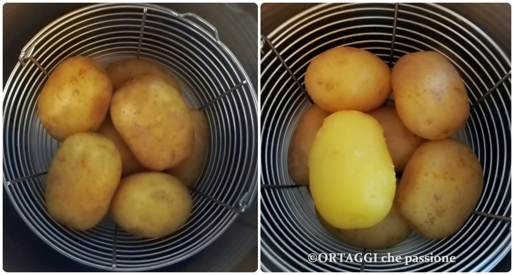 gekochte Kartoffeln im Schnellkochtopf Lagostina - ORTAGGI che passione