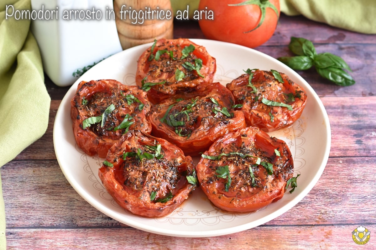 Geröstete Tomaten in der Heißluftfritteuse