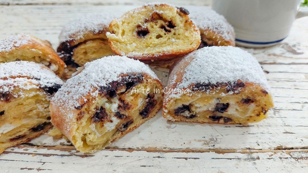 GEROLLTE KEKSE mit RICOTTA und SCHOKOLADE
