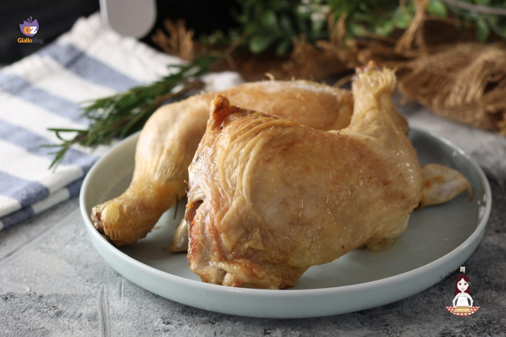 Hähnchenschenkel in Heißluftfritteuse