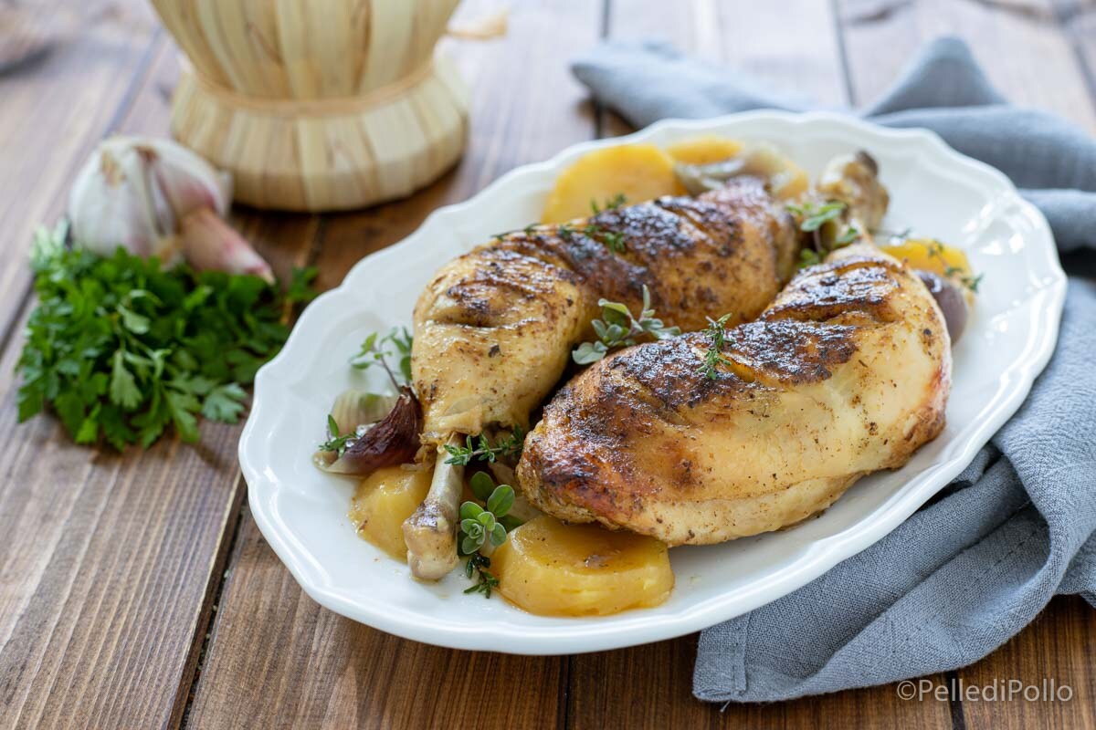 Hähnchenschenkel im Slow Cooker