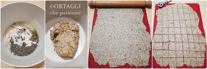 hausgemachte schnelle und leckere Cracker - Rezept Foto Schritt