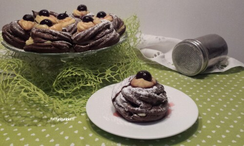 Schokoladen-Zeppole von San Giuseppe