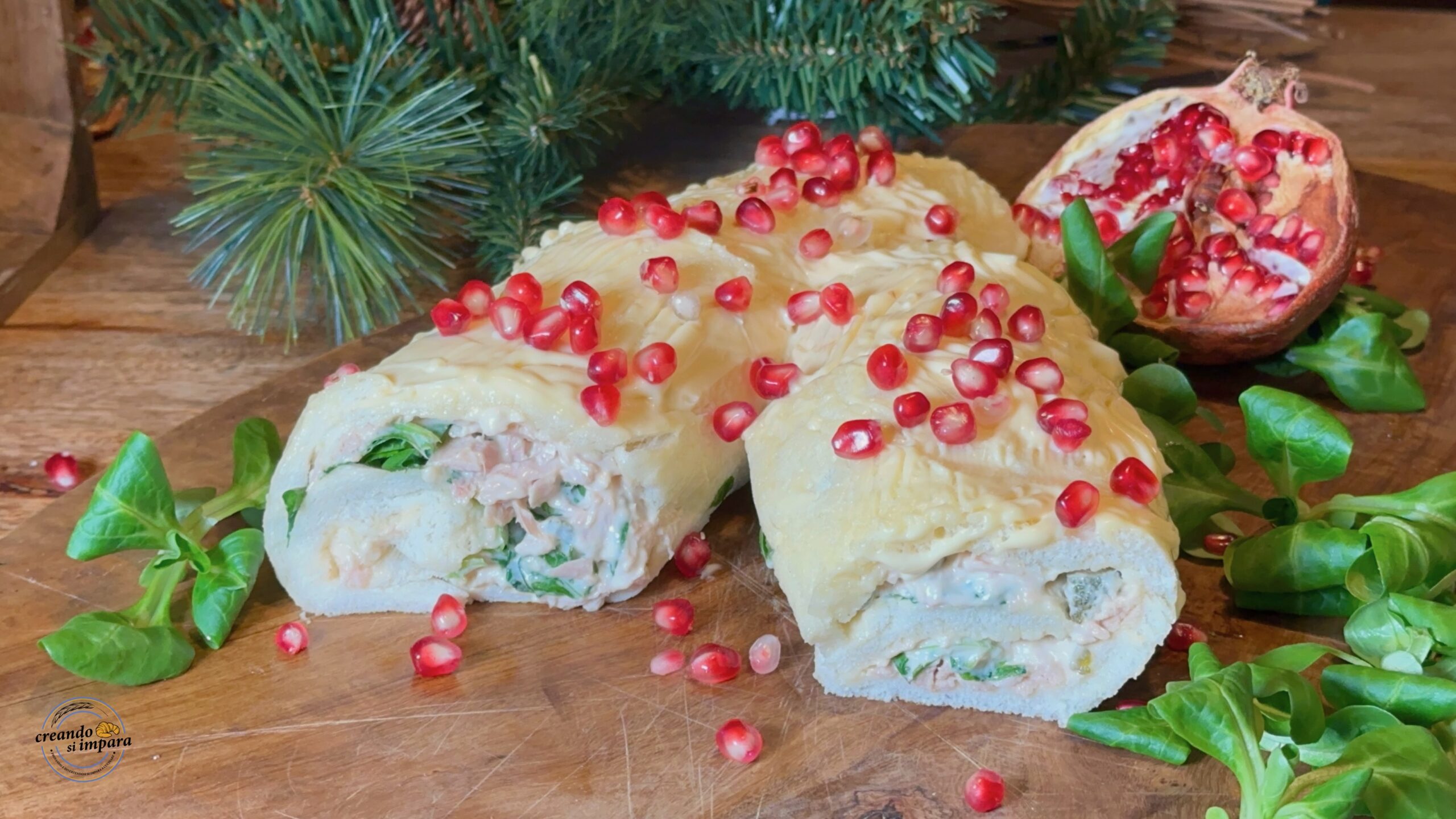 Herzhafter Thunfisch-Baumstamm