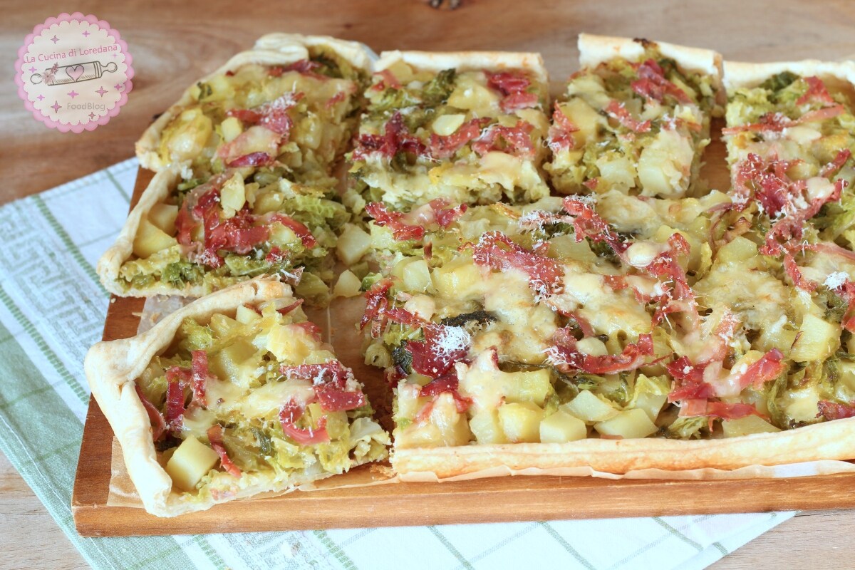 HERZHAFTER KUCHEN MIT WIRSING UND KARTOFFELN geschmackvoll und köstlich