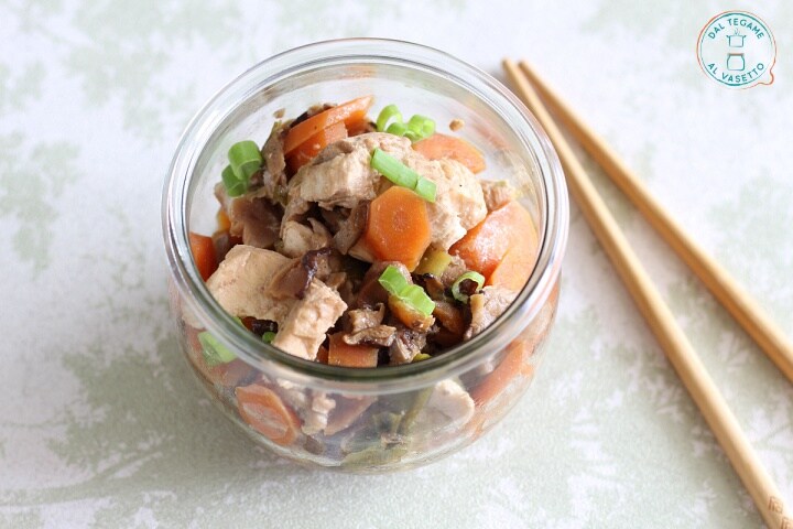 Huhn mit Pilzen im Glasgaren – schnelles Rezept