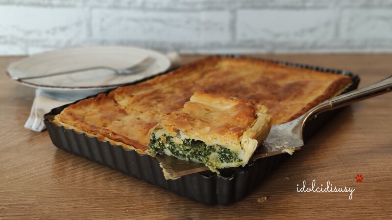 idolcidisusy herzhafte Torte mit Ricotta und Spinat