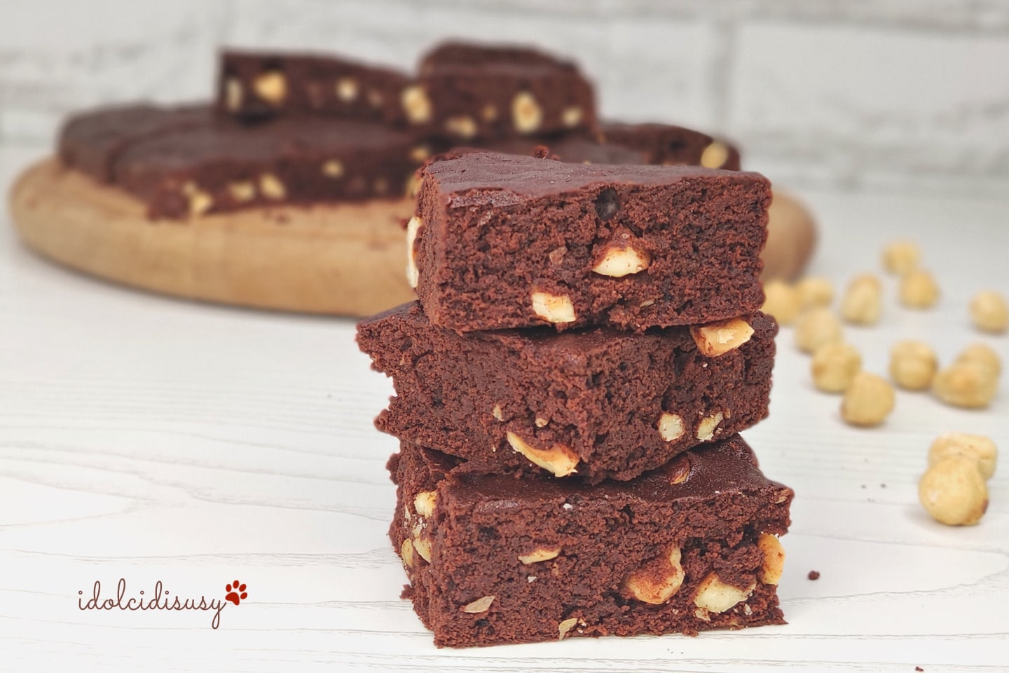 Haselnuss-Brownies