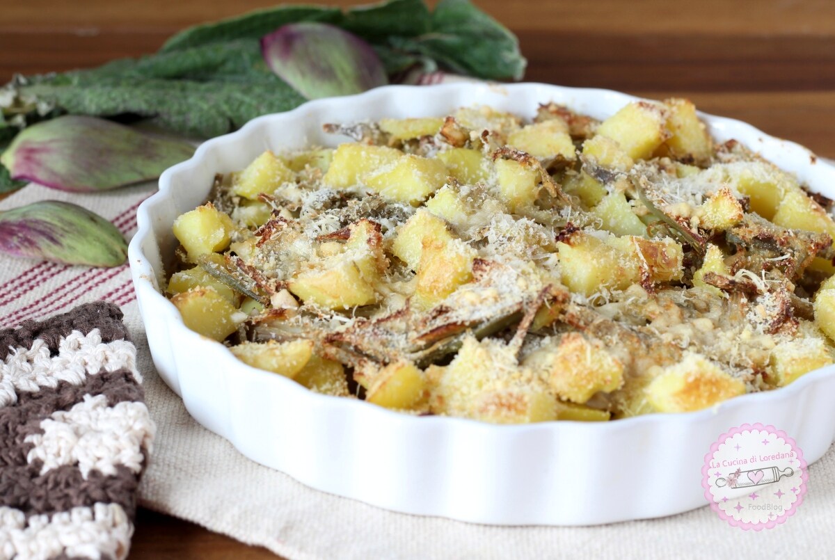 IM OFEN ÜBERBACKENE ARTISCHOCKEN MIT KARTOFFELN – das einfache und perfekte Rezept