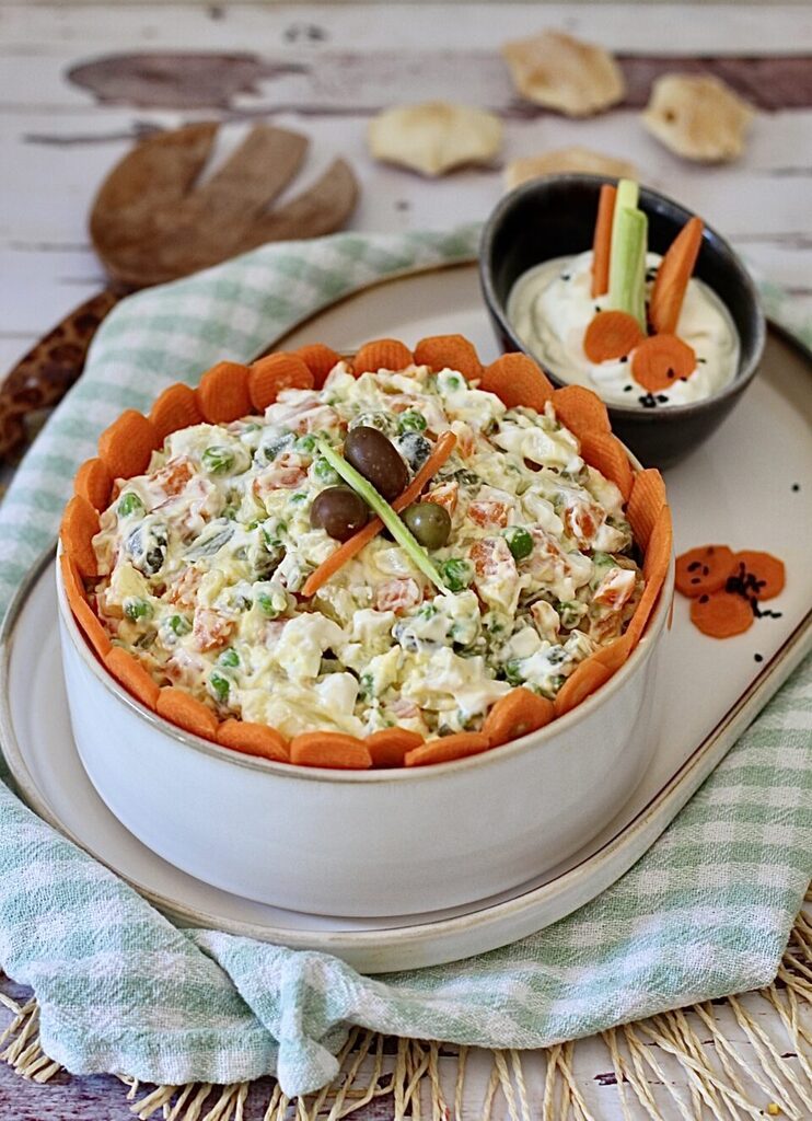 Clevere Rezept für einen schnellen russischen Salat