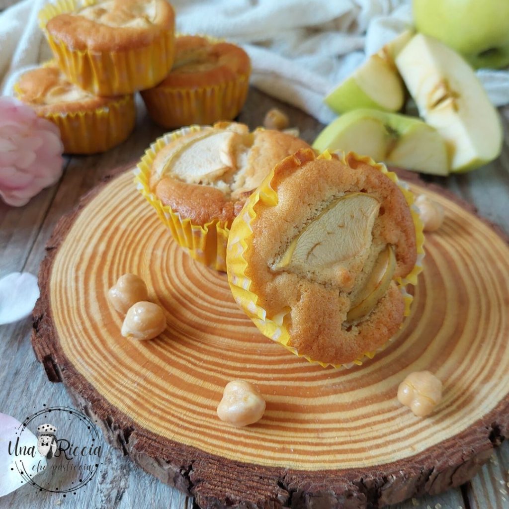 Instagram Halbvollkorn-Küchlein mit Mehl Typ 2, Äpfeln und Aquafaba ohne Eier und ohne Milch