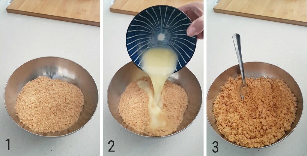 Eiskuchen Herz aus Sahne