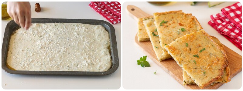 KNUSPRIGE ZUCCHINI-FLATBREAD in 10 Minuten fertig