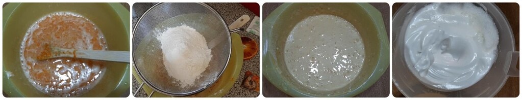 fluffiger Chiffon-Kuchen mit Orange