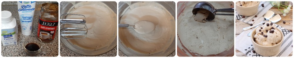 Schnelles Kaffee-Eis ohne Eismaschine und ohne Eier