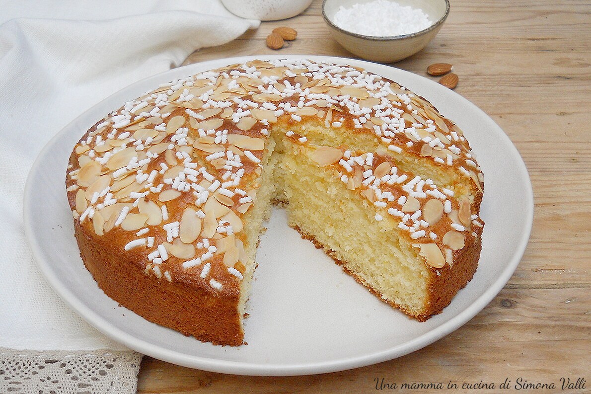 Joghurt- und Mandeltorte