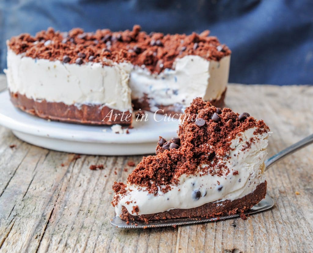 Kaffee-Savoyer-Bröselkuchen mit Ricotta, schnell, vickyart arte in cucina