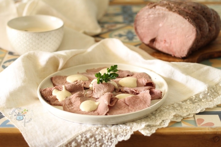 Vitello tonnato bei niedriger Temperatur