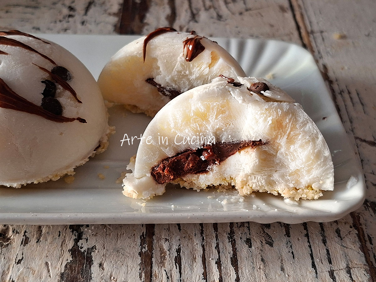 KALTE TORTEN mit RICOTTA UND NUTELLA in Einzelportionen