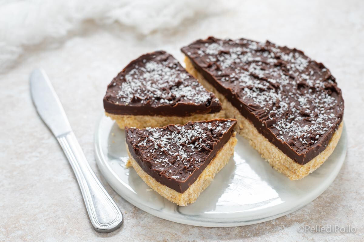 Kalte Kokos-Schokoladen-Torte