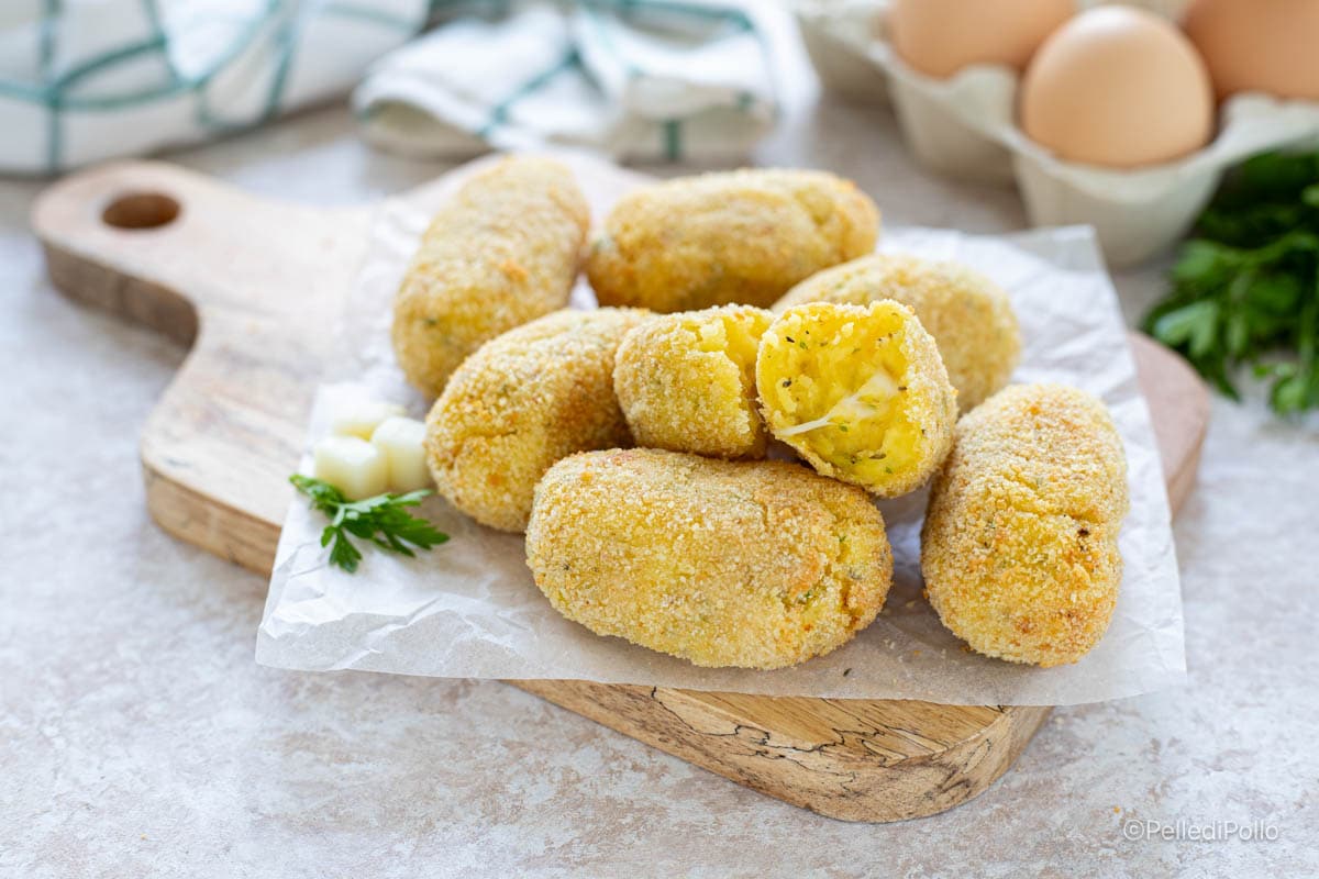 Kartoffelkroketten in der Heißluftfritteuse
