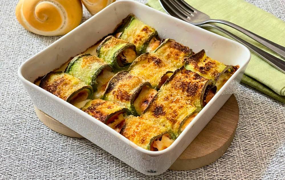 Knusprige Zucchini-Röllchen in der Heißluftfritteuse: Einfaches und Leichtes Rezept