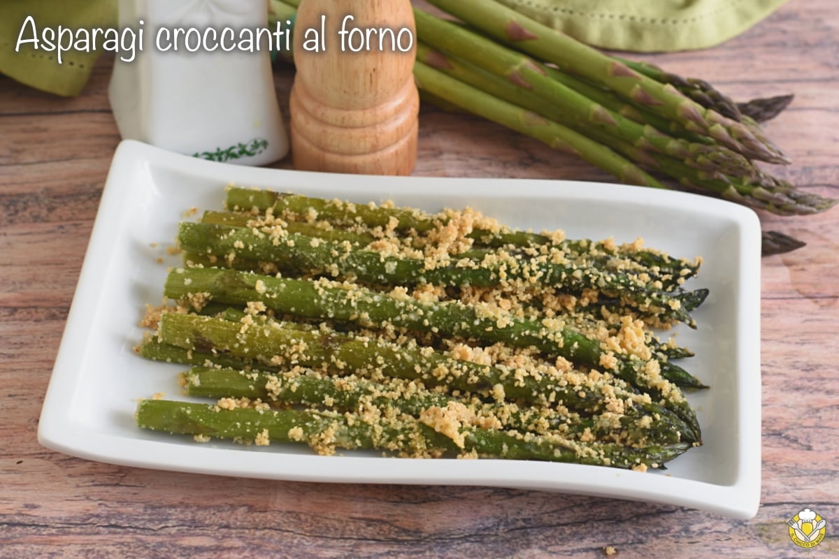 Knuspriger Spargel aus dem Ofen